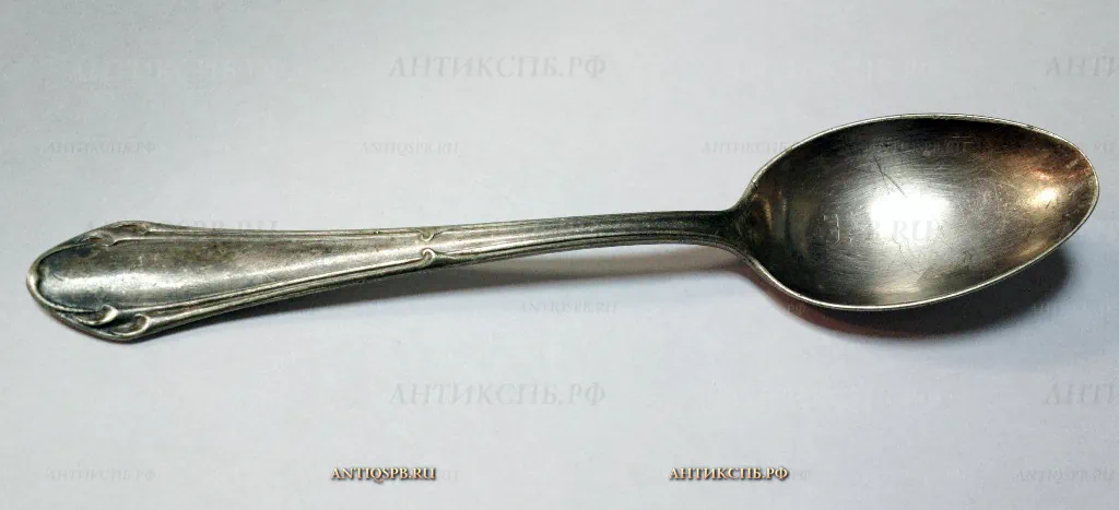 Ложка чайная мельхиоровая. НМЦ. Вт. пол. ХХ века. УССР. №19482